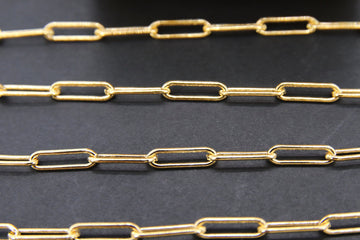 Unfinished 14 K Gold Filled Paperclip Chain